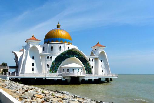 水上モスク(外観)