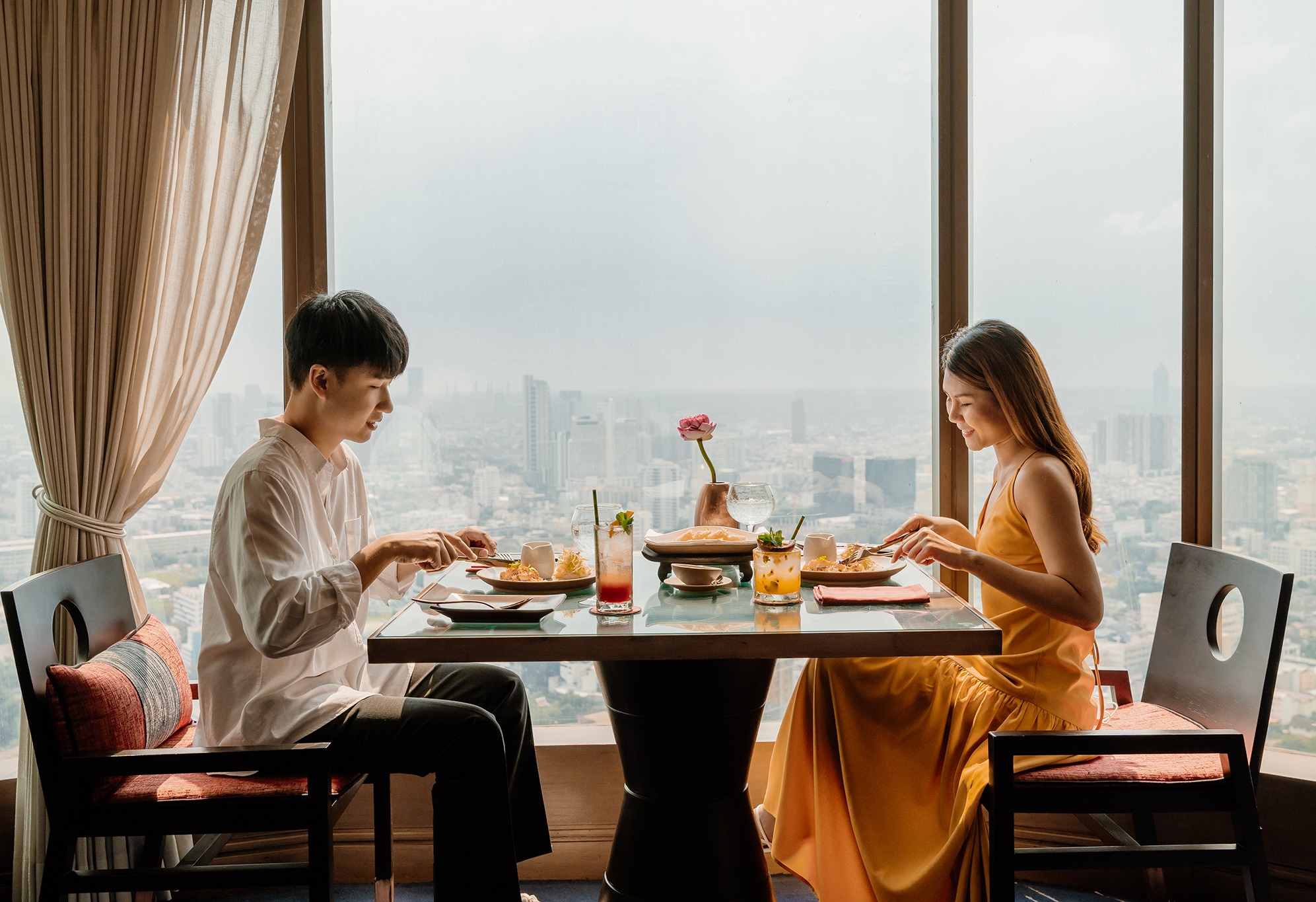バンヤンツリーホテル「サフロンレストラン」へご案内