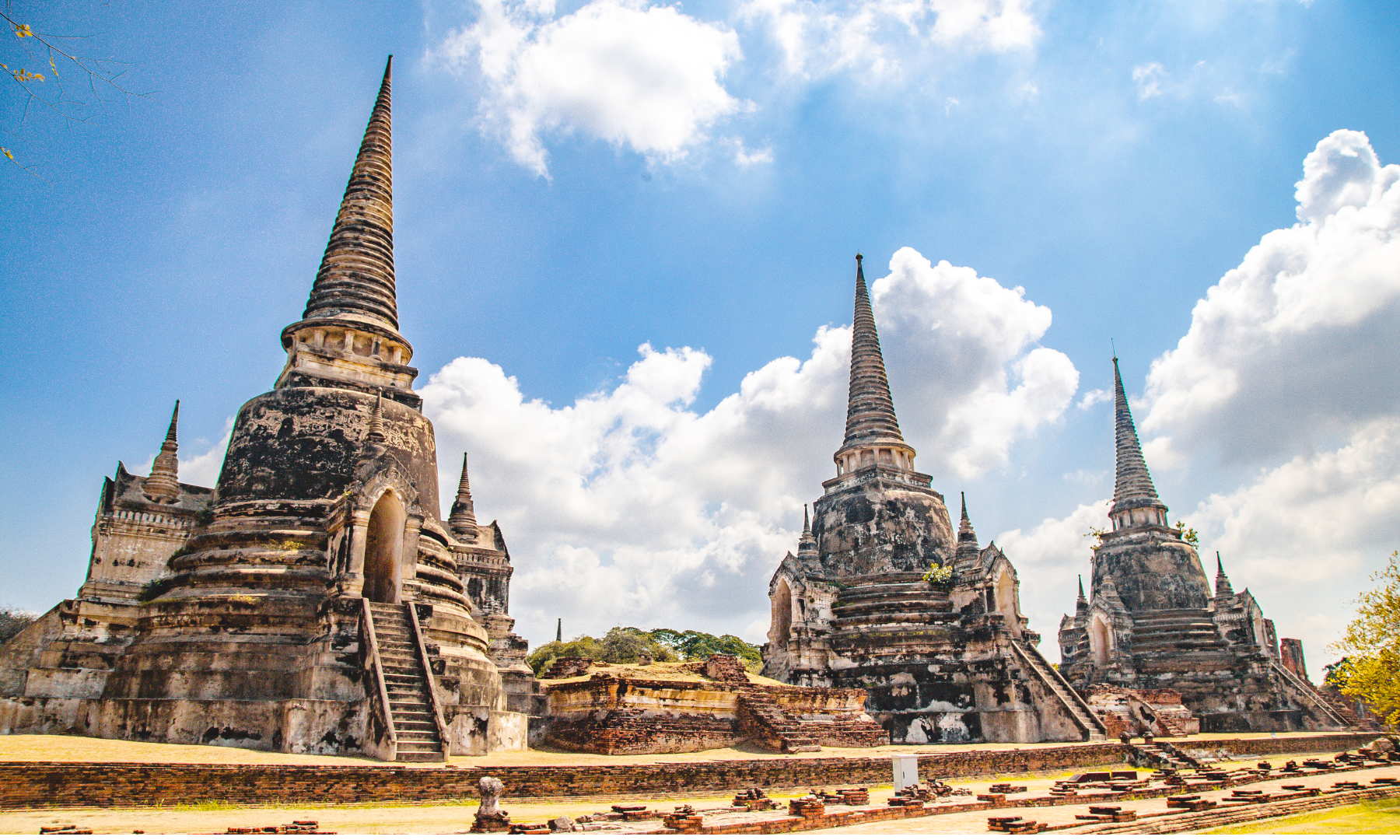 3人のアユタヤ王朝時代の王が眠る「ワットプラシーサンペット」