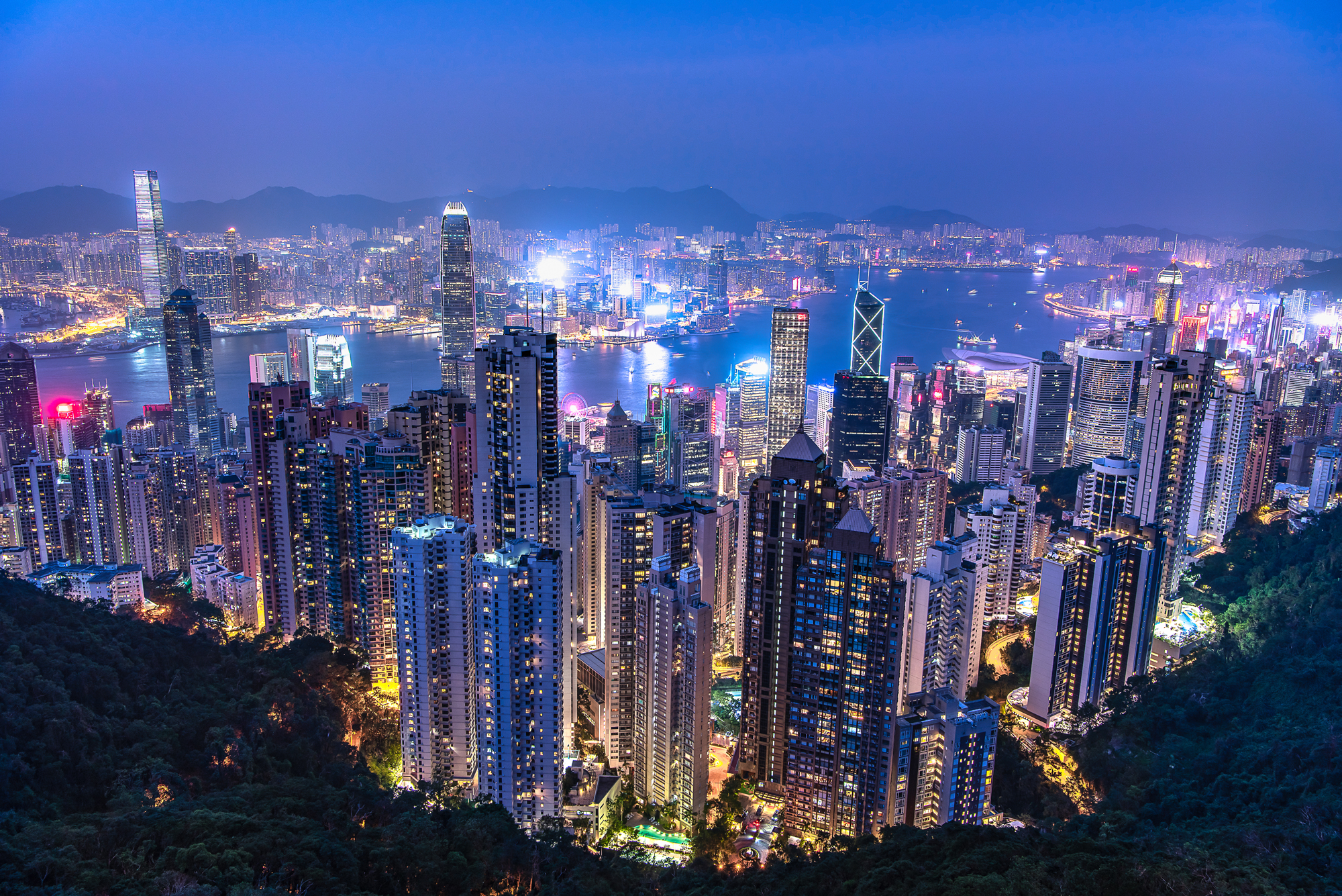 ビクトリアピーク 山頂を散策