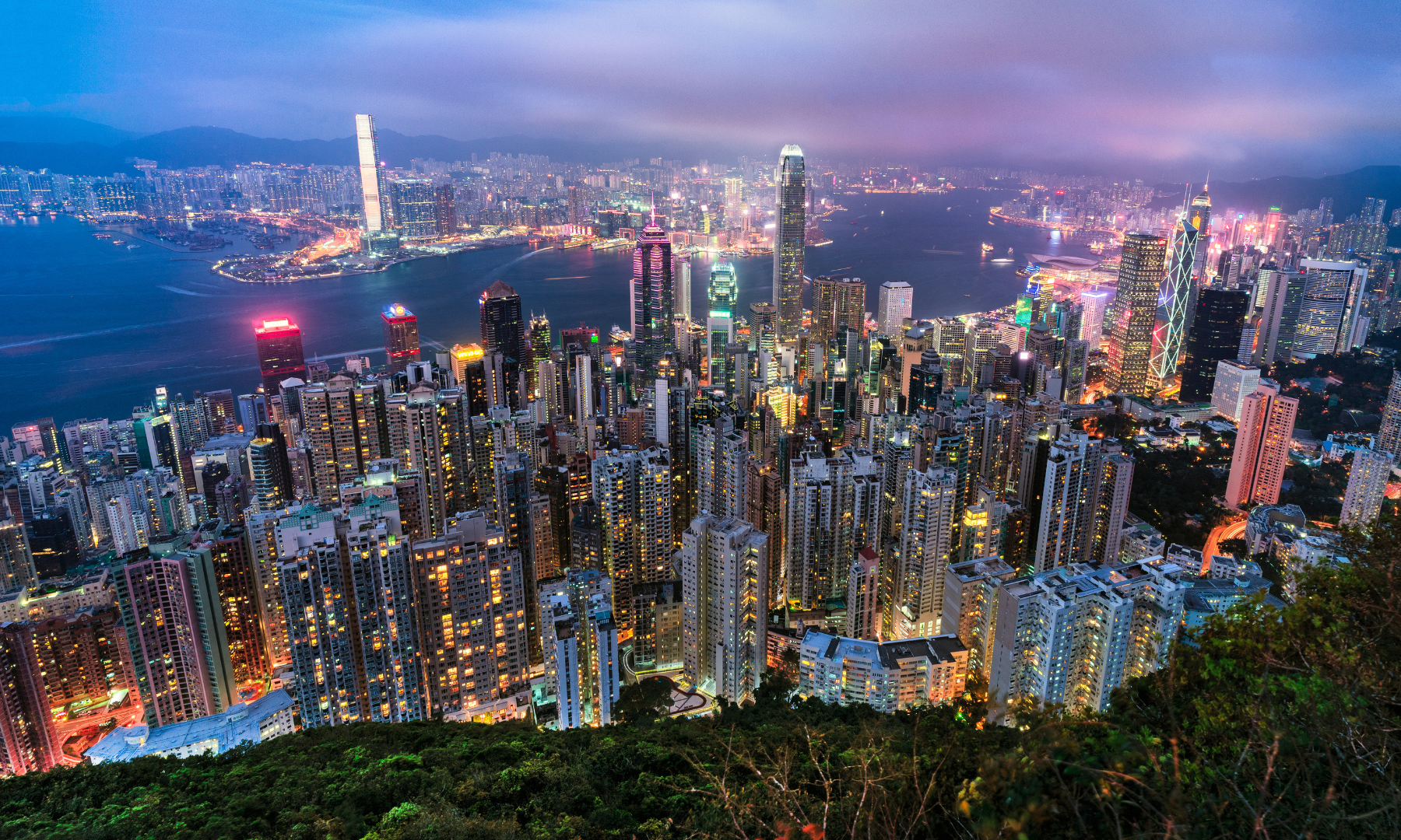 ビクトリアピークにてフリータイム