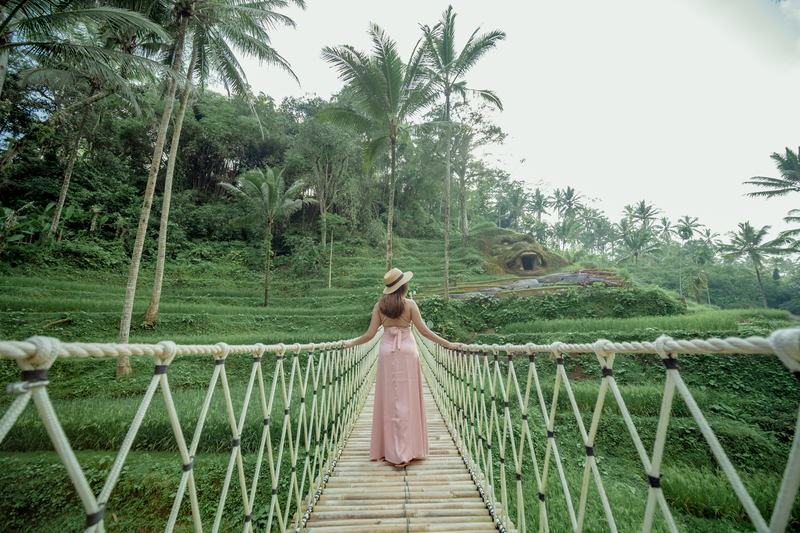 フォトジェニックポイントでの写真撮影