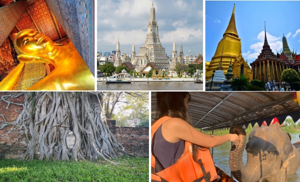 バンコク三大寺院＋世界遺産アユタヤ遺跡