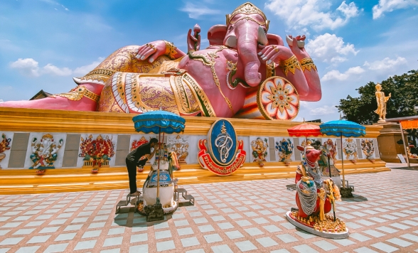 8時集合♪半日ピンクガネーシャ直行往復バス