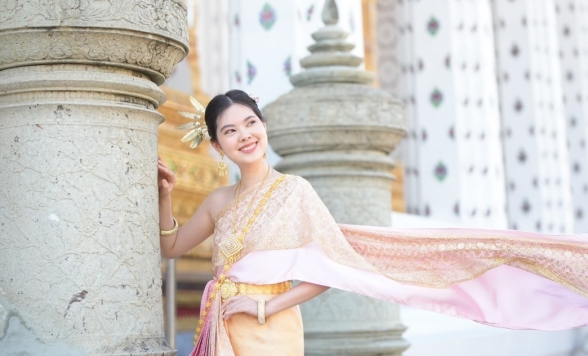 超実力派カメラマン・ジャックと行く！ワットアルンでの記念撮影＋タイ民族衣装レンタル付き