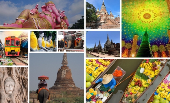 初日はアユタヤ＆象乗り、翌日はマーケットへ！人気スポットを効率よく巡る1.5日間の決定版ツアー