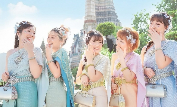 写真映え抜群！センス オブ タイ(SENSE OF THAI)衣装レンタルチケット＜タイ民族衣装レンタル/1日レンタル＞