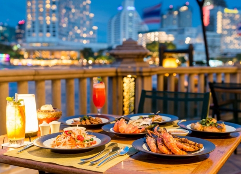 リバーカフェ＆テラス_夕食