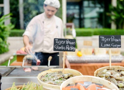 リバーカフェ＆テラス_夕食