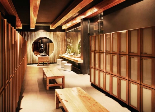 湯の森温泉　更衣室