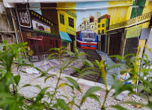 ハノイ＿トレインストリート