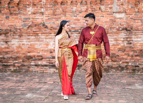 アユタヤ遺跡_タイ民族衣装レンタル