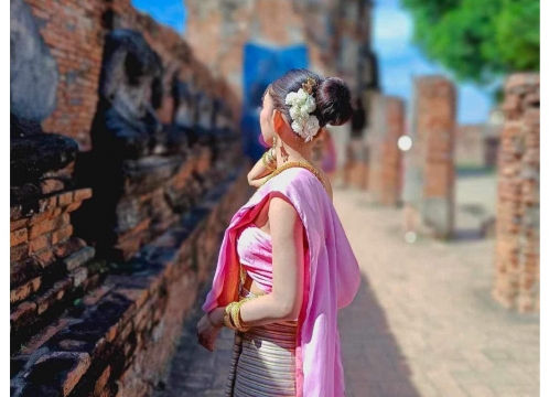 アユタヤ遺跡_タイ民族衣装レンタル