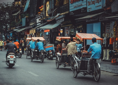 シクロ乗車体験