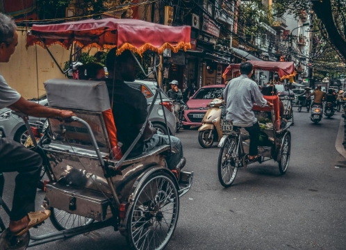 シクロ乗車体験