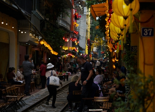 ハノイ＿トレインストリート