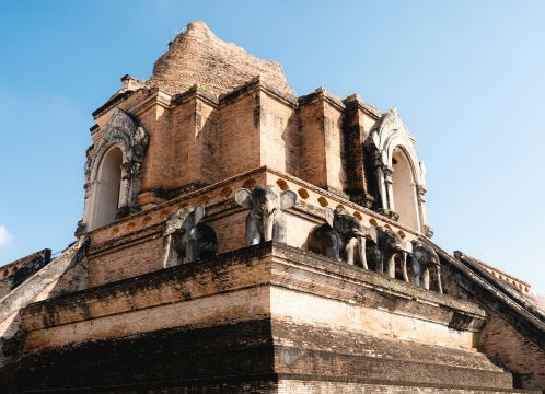 チェンマイ市内観光＿ワットチェディルアン