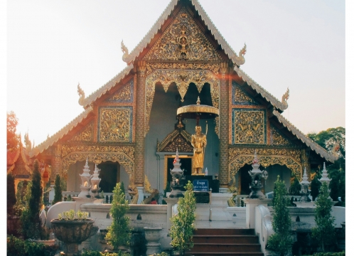 チェンマイ市内観光＿ワットプラシン