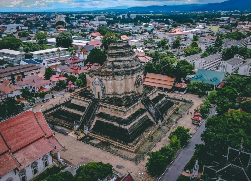 チェンマイ市内観光＿ワットチェディルアン