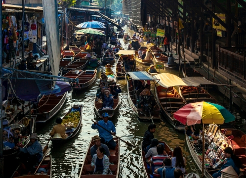 ダムヌンサドゥアック水上マーケット