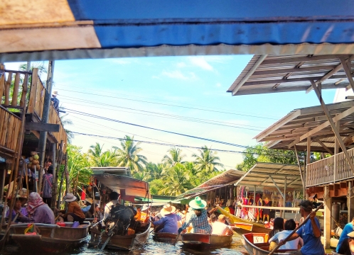 ダムヌンサドゥアック水上マーケット