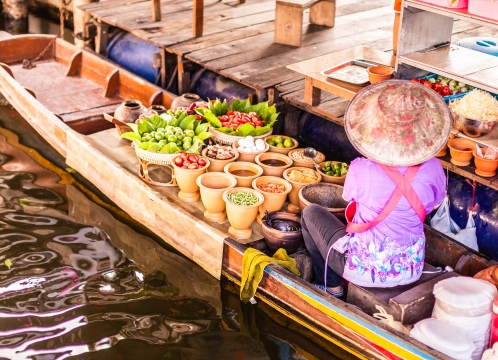 ダムヌンサドゥアック水上マーケット