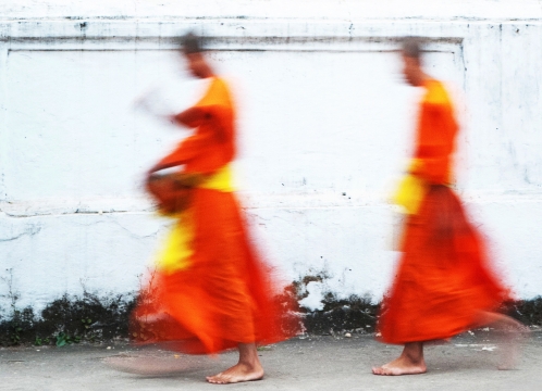 ルアンパバーン1泊2日_托鉢