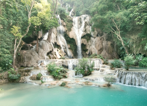 ルアンパバーン_クアンシーの滝