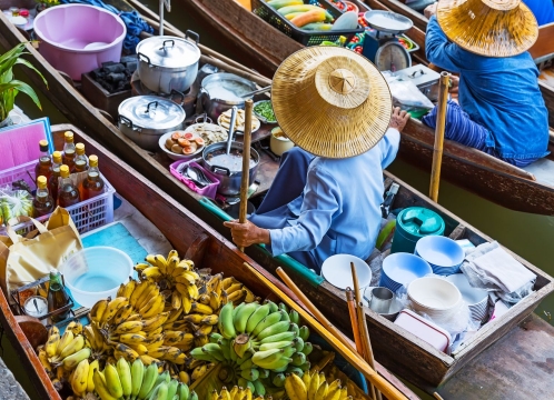 ダムヌンサドゥアック水上マーケット