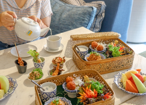 ホリデイインのタイ式アフタヌーンティー