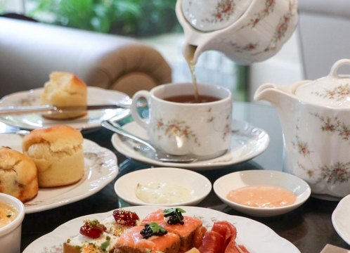 グッドウッドパークでアフタヌーンティービュッフェ