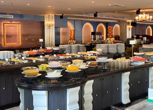 朝食ビュッフェ