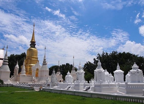 チェンマイ市内観光＿ワットスアンドーク