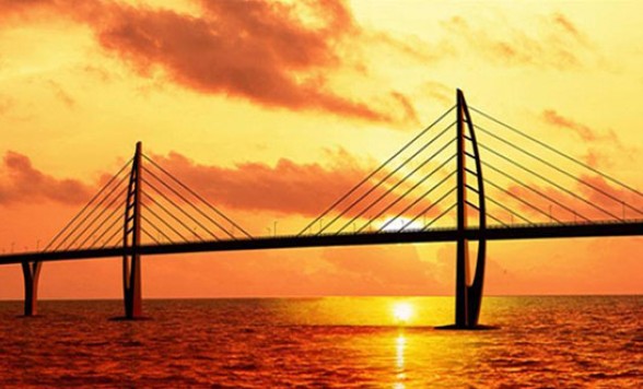 珠海市内ー香港市内 港珠澳大橋専用車手配＜片道/ガイド付き選択可/ワゴン車＞