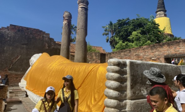 朝はゆっくり出発！世界遺産アユタヤ遺跡半日観光 5つの主要遺跡を観光