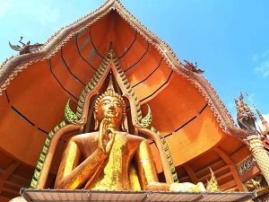 カンチャナブリのフォトジェニック寺院「ワッタムスア (Wat Tham SUea)」見学