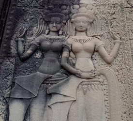 アンコールワットの第二回廊をご案内します