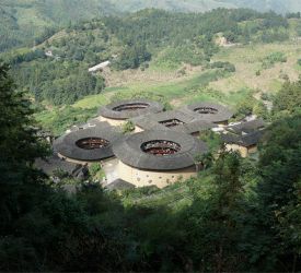 客家郷土料理の昼食