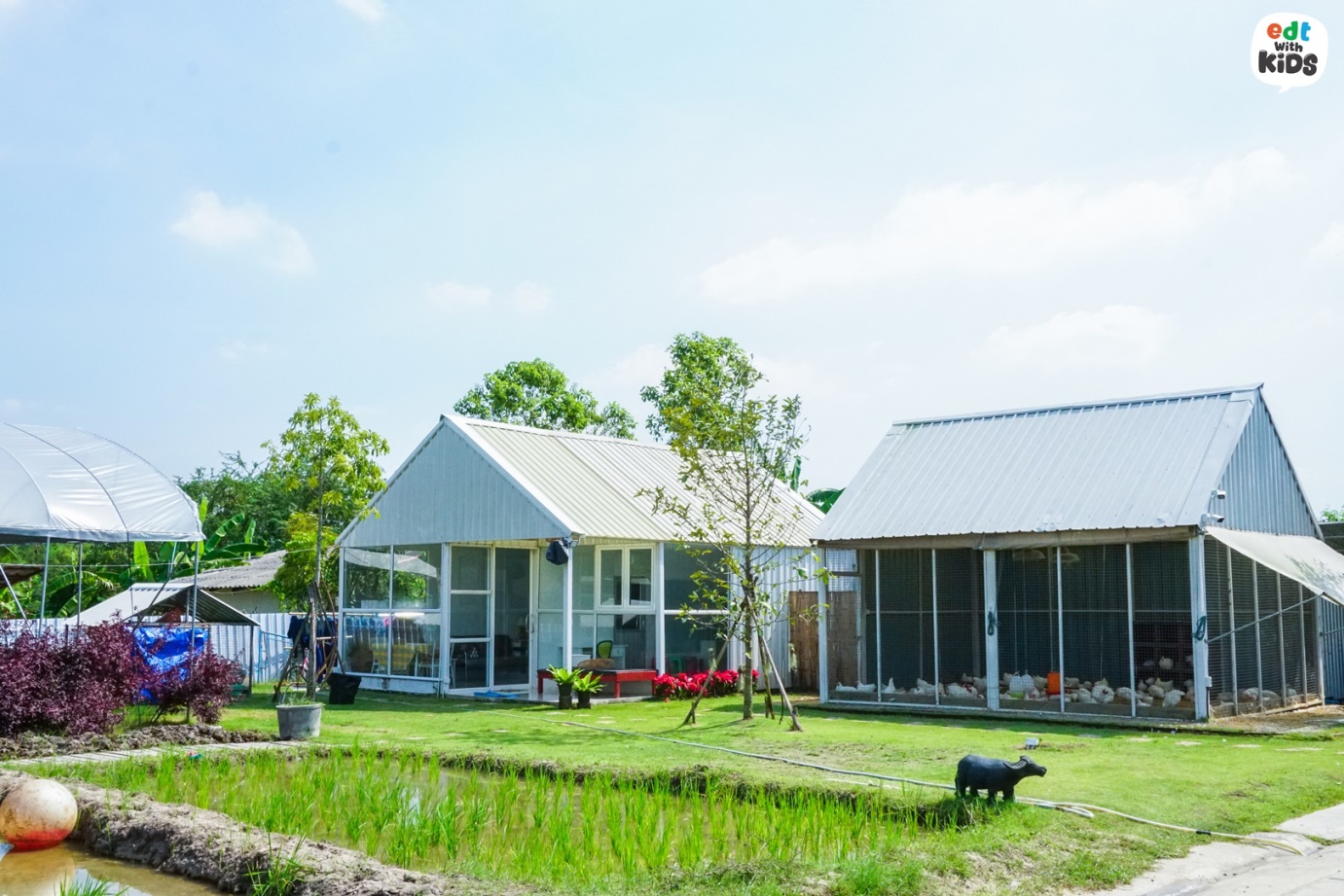 ファームに到着・活動をするために準備をする