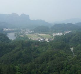 ロープウェイを利用して、一気に「韶音亭」へ