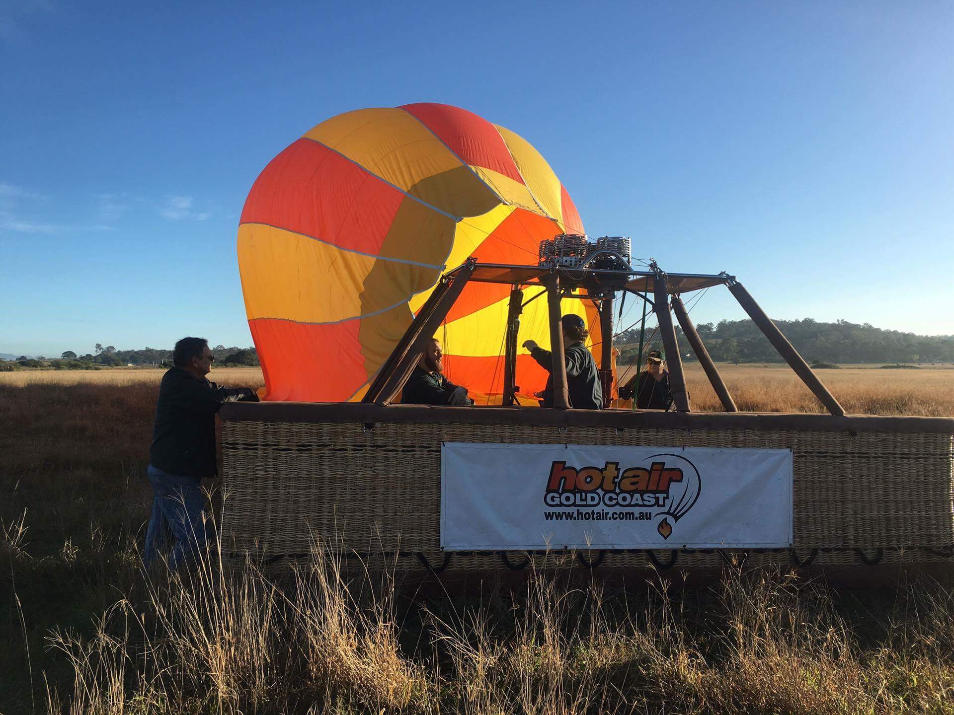 離陸ポイントに到着！