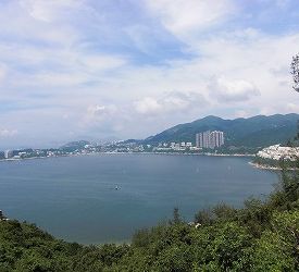 スタート後まもなく、タイタムハーバーのビューポイント