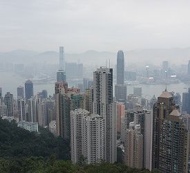 ヴィクトリアピーク展望台 到着