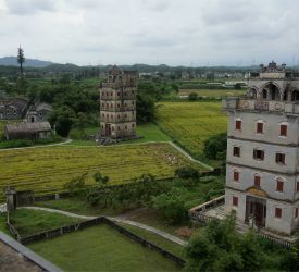 世界遺産登録の村「自力村」見学