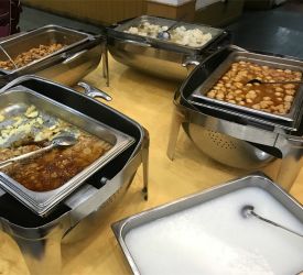 園内レストランにて中華料理のご夕食