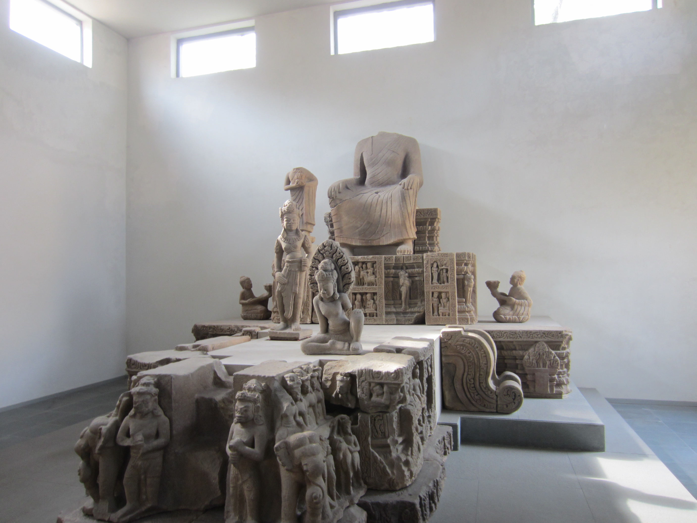 チャンパ遺跡から出土した芸術品を展示する「チャム彫刻博物館」