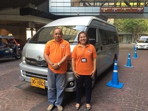 日本語ガイドがご宿泊ホテルにお迎えにあがります。