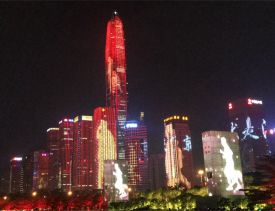 LEDライトショーをご鑑賞（ショーは約12分間）