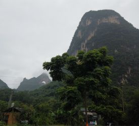 車窓より世界自然遺産・中国南方カルストの景観をお楽しみください