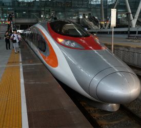 高速鉄道【D378】にご乗車になり、厦門北駅へ向けて出発